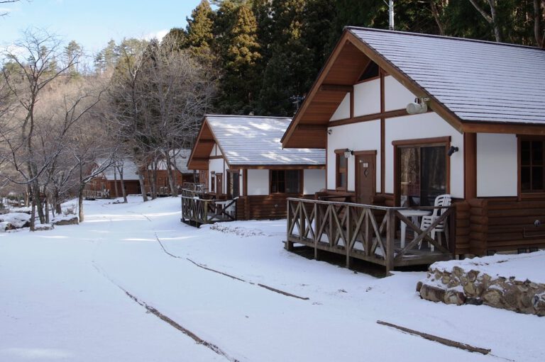 キャンプ場雪景色 – まるもり – 丸森町観光案内所